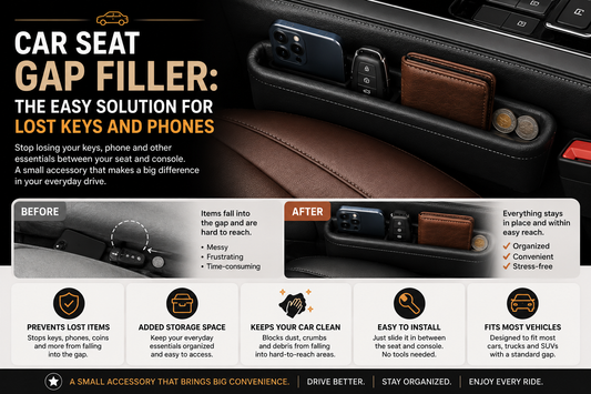 Car Seat Gap Filler: The Easy Solution for Lost Keys and Phones