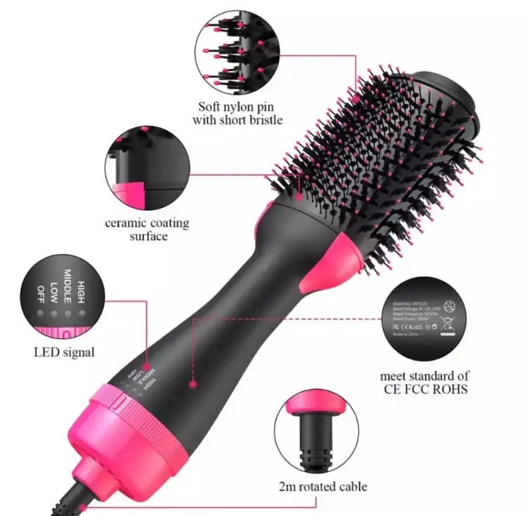 One Step Hot Air Brush – Hair Dryer & Volumizer Styler