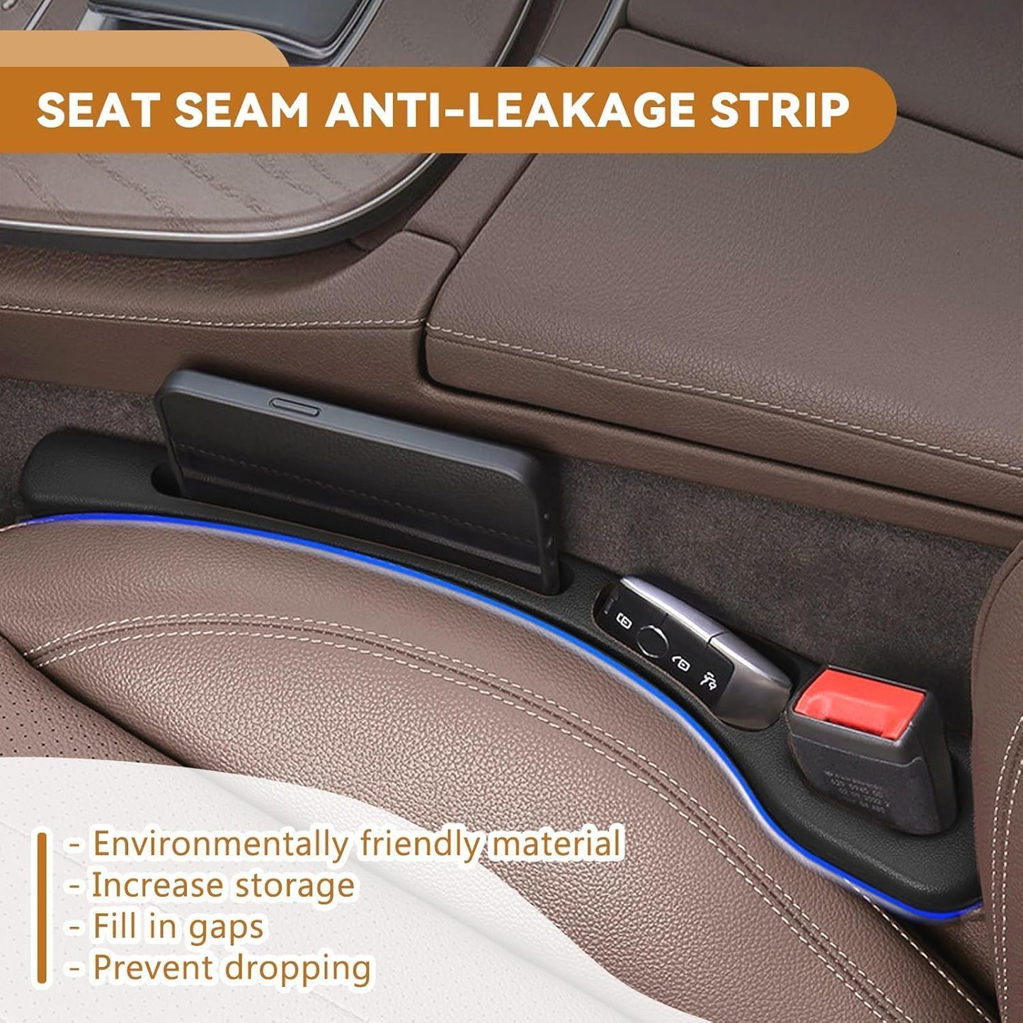 Car Seat Gap Filler – Anti-Drop Storage Strip
