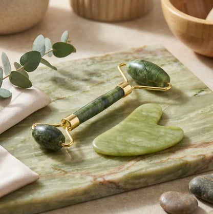 Jade Roller Face Massager – Natural Skincare Tool